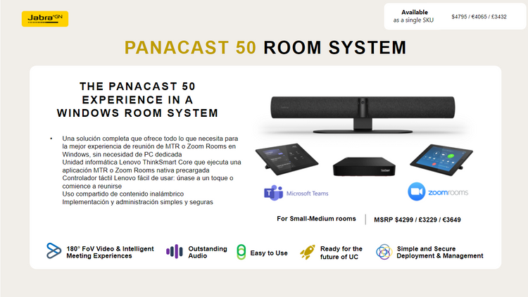 #jabra-panacast-50 #barra-de-video-inteligente #Virtual-Director