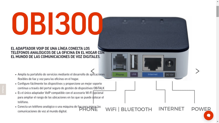 #PolycomOBi300 #AdaptadorVOIP #Pedestal