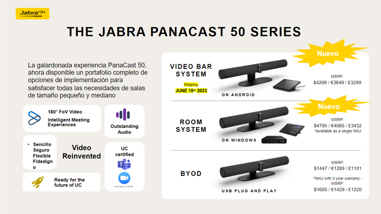 #jabra-panacast-50 #barra-de-video-inteligente #Virtual-Director